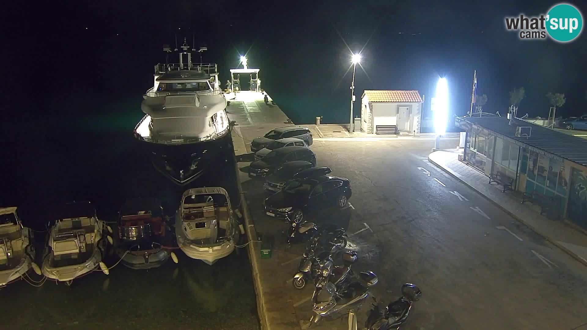 Webcam Bol centre-ville & marina – Vue en direct depuis Bol, île de Brač