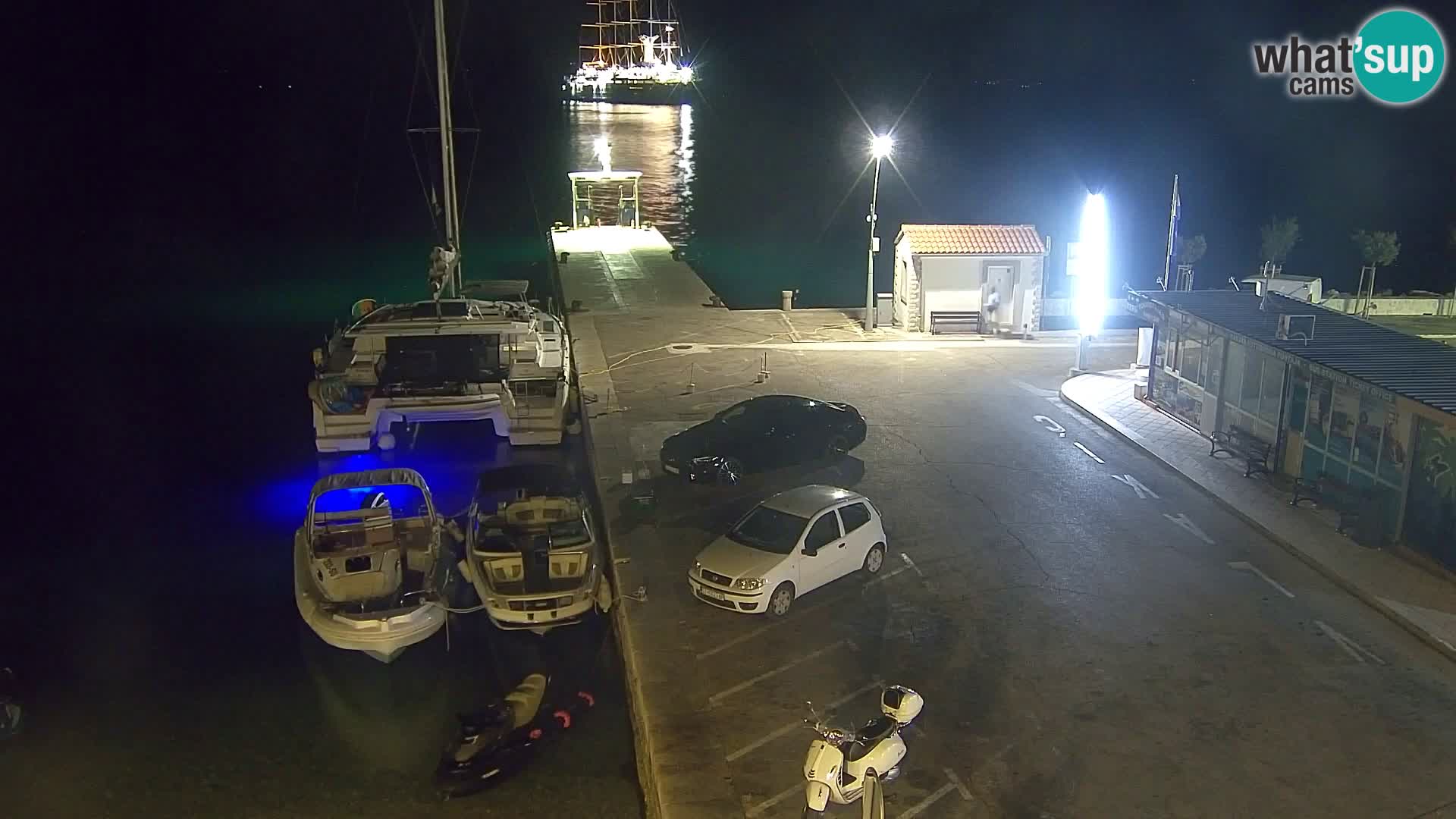 Webcam Bol Hafen & Ortszentrum – Liveblick aus Bol auf der Insel Brač