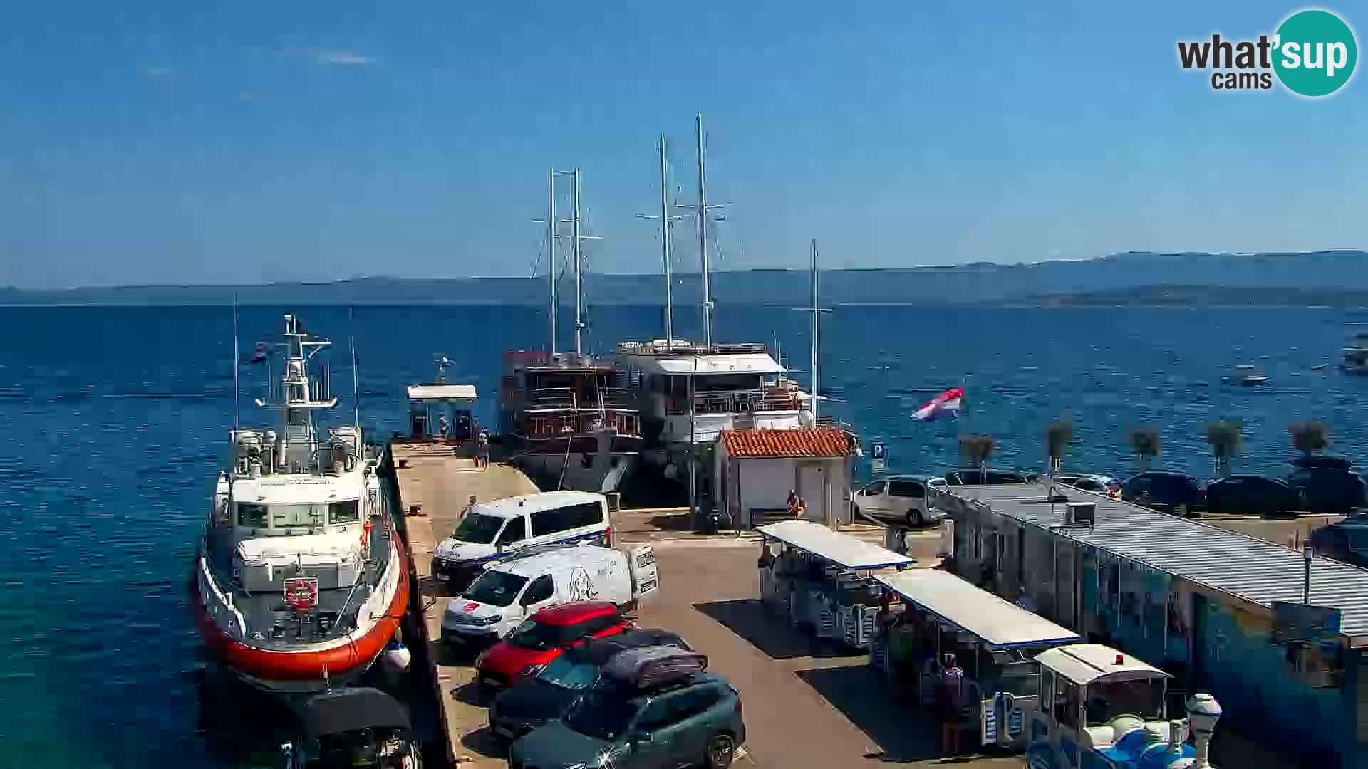 Webcam Bol Hafen & Ortszentrum – Liveblick aus Bol auf der Insel Brač