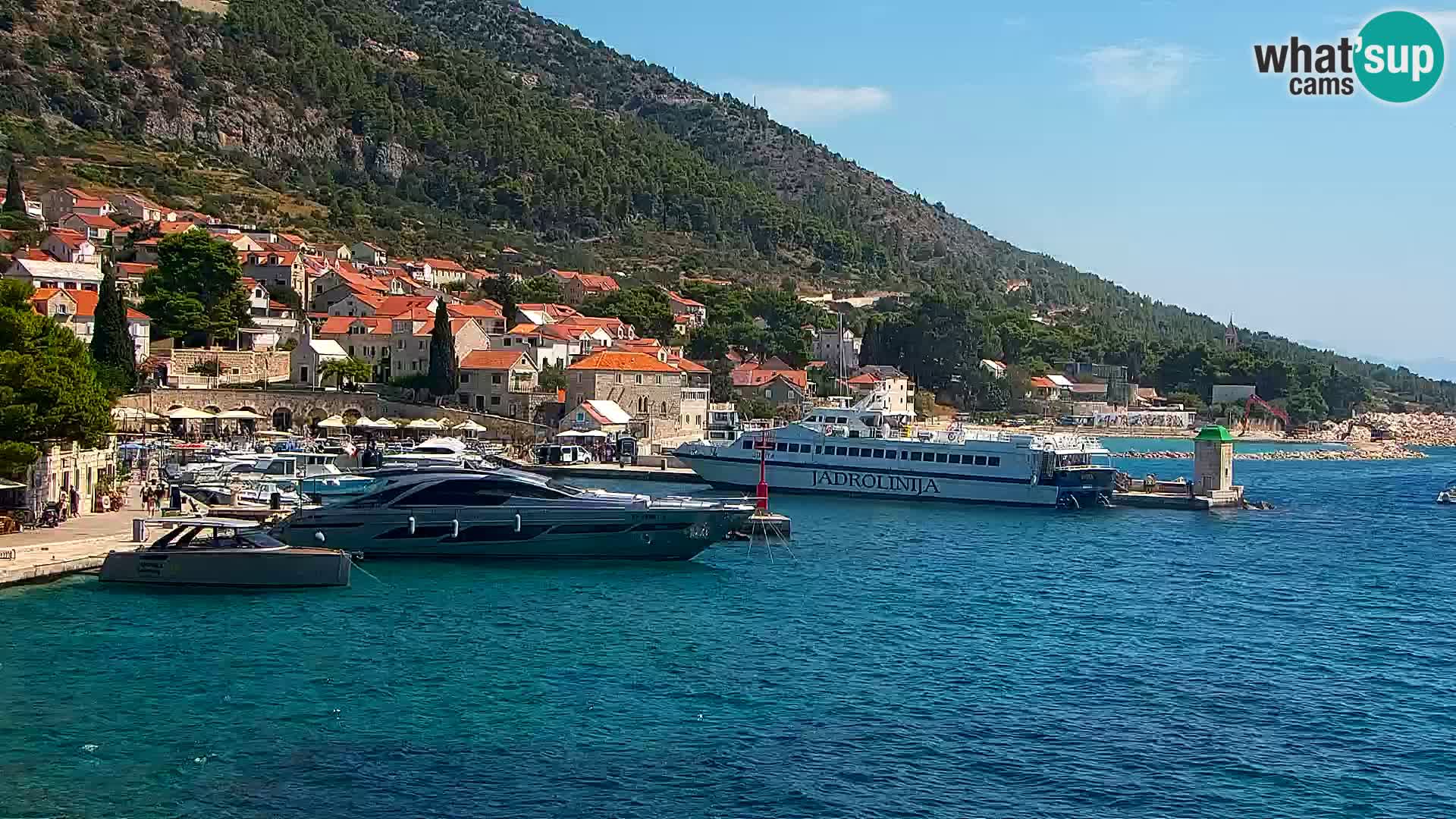 Webcam Bol Town Center & Marina – Live View from Bol, Brač