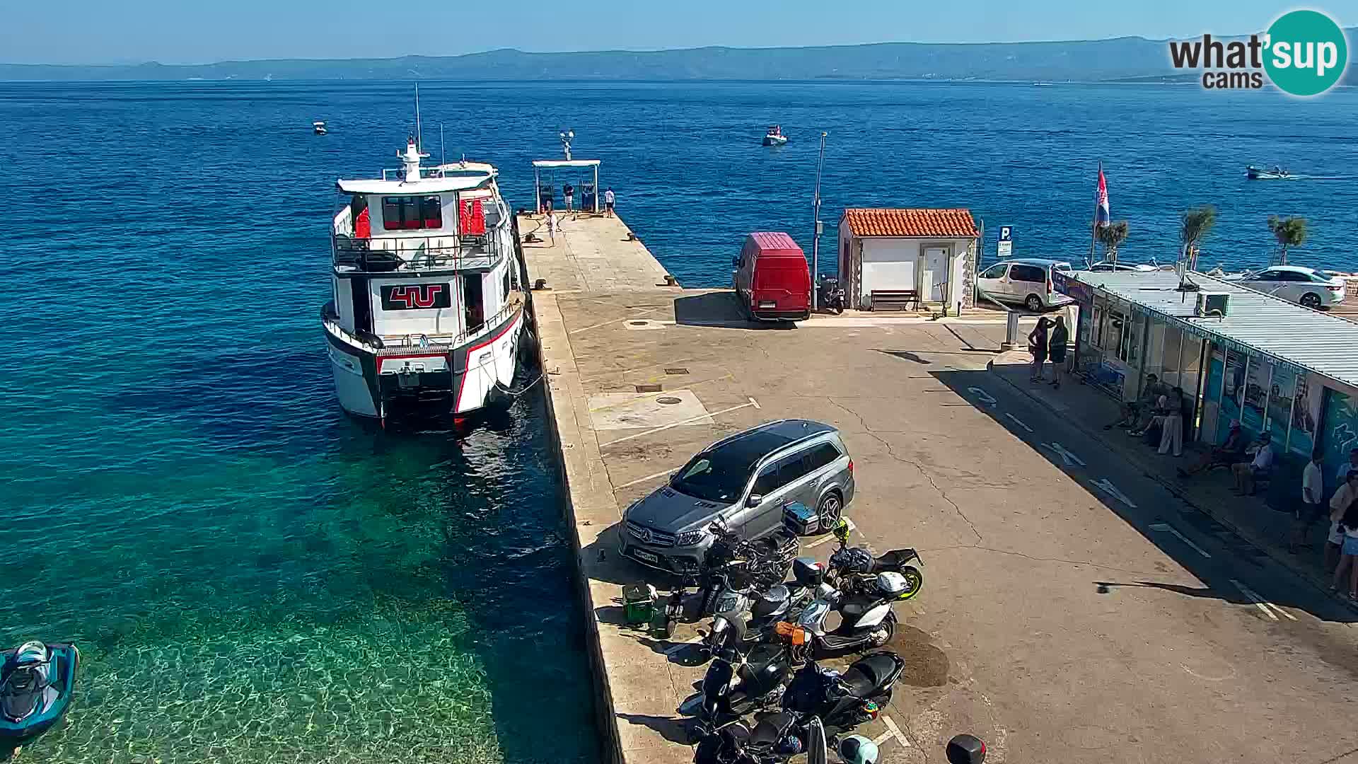 Webcam Bol Hafen & Ortszentrum – Liveblick aus Bol auf der Insel Brač