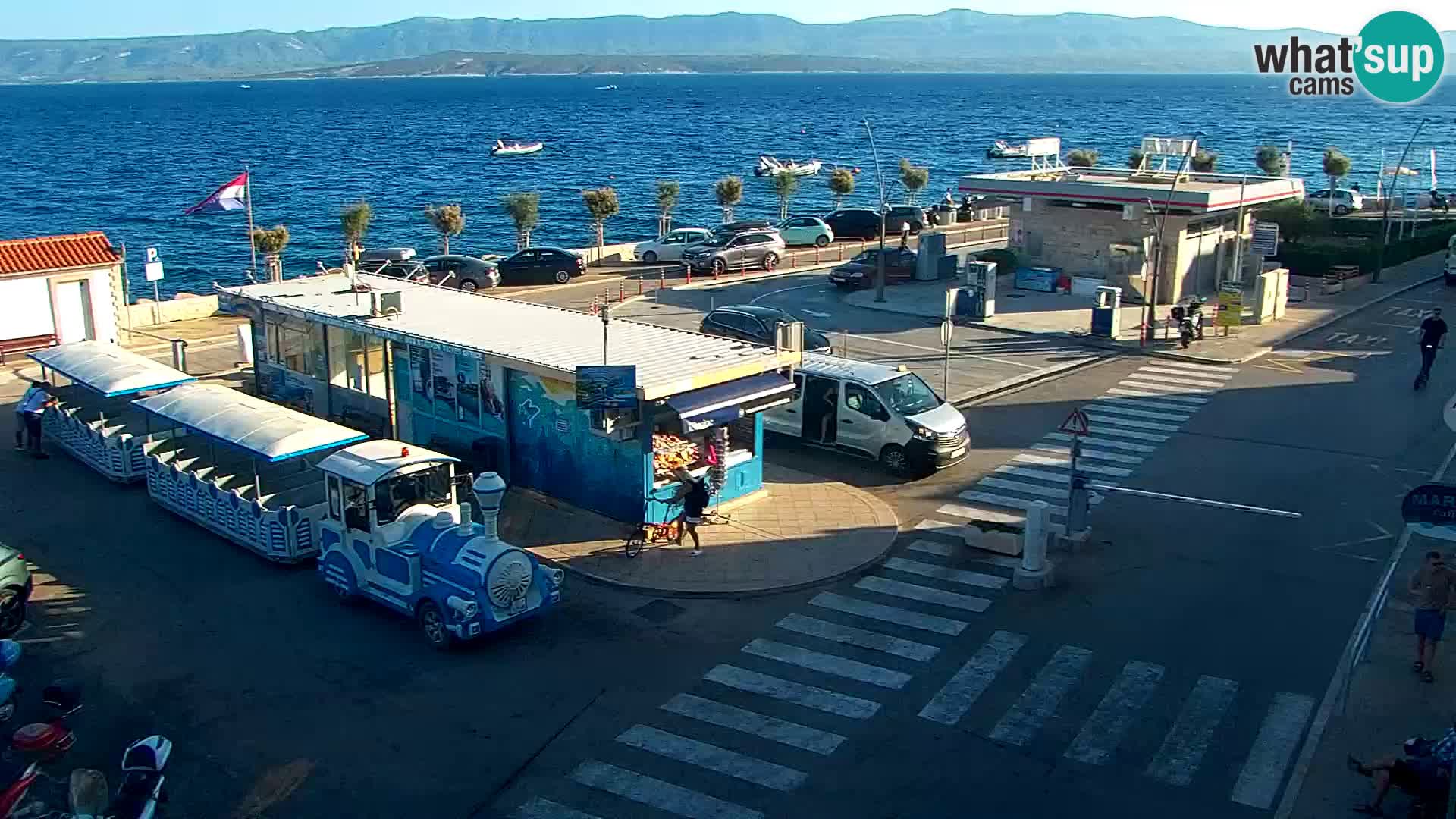 Webcam Bol Centre-Ville & Marina – Vue en direct depuis Bol, île de Brač