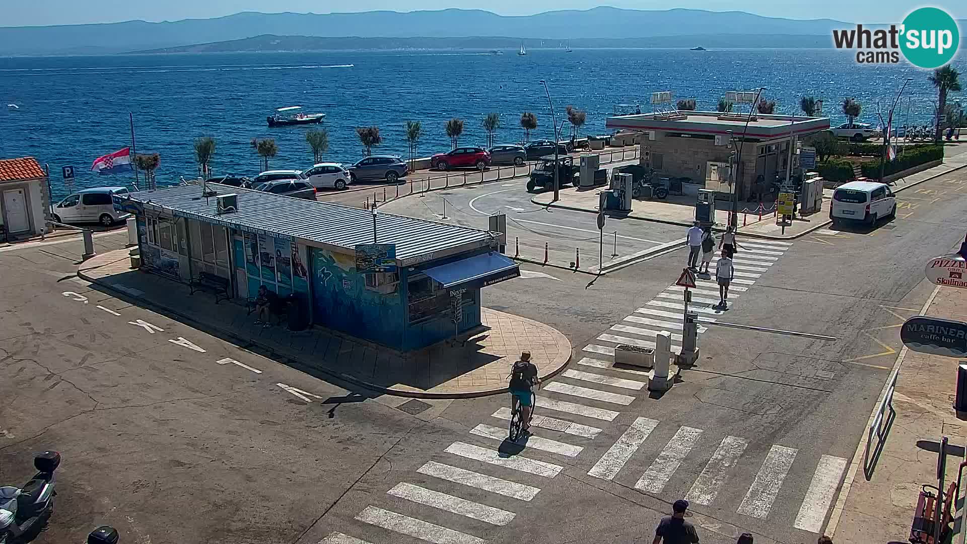 Webcam Bol Centre-Ville & Marina – Vue en direct depuis Bol, île de Brač