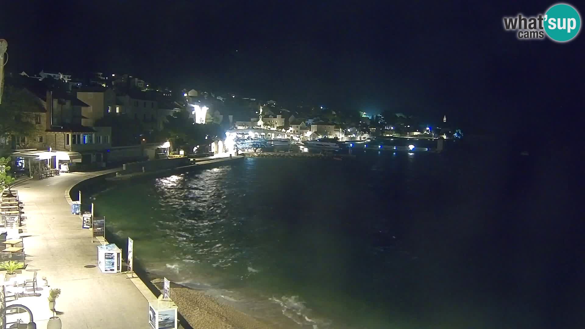 Webcam Bol Hafen & Ortszentrum – Liveblick aus Bol auf der Insel Brač