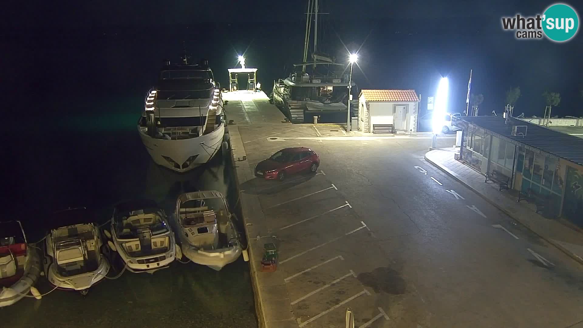 Webcam Bol Hafen & Ortszentrum – Liveblick aus Bol auf der Insel Brač