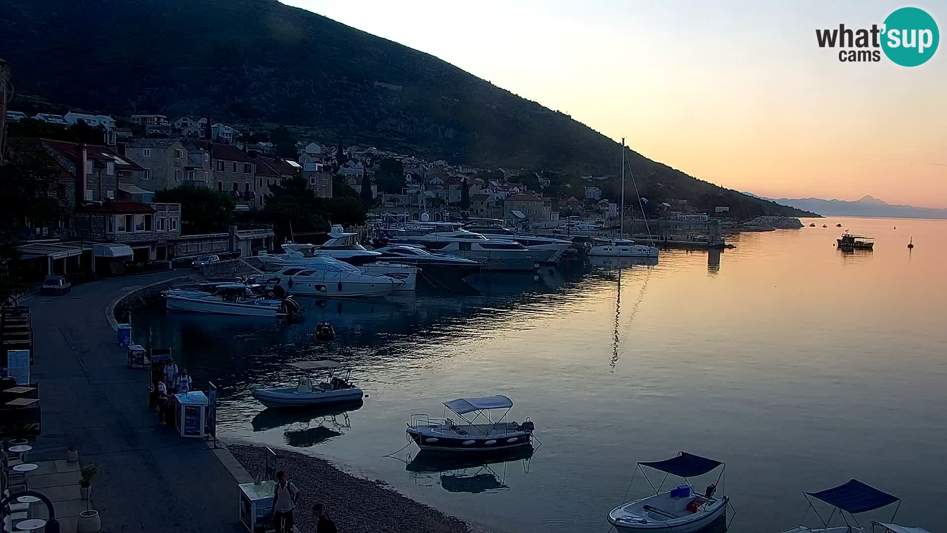 Webcam Bol centre-ville & marina – Vue en direct depuis Bol, île de Brač