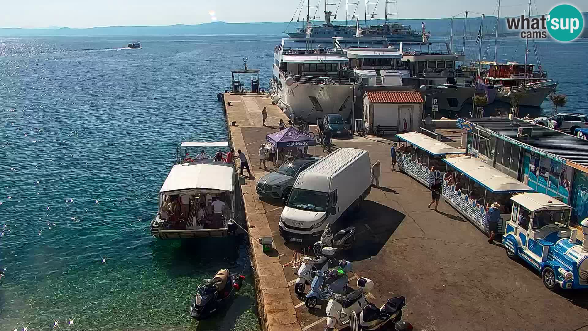 Webcam Bol Centre-Ville & Marina – Vue en direct depuis Bol, île de Brač