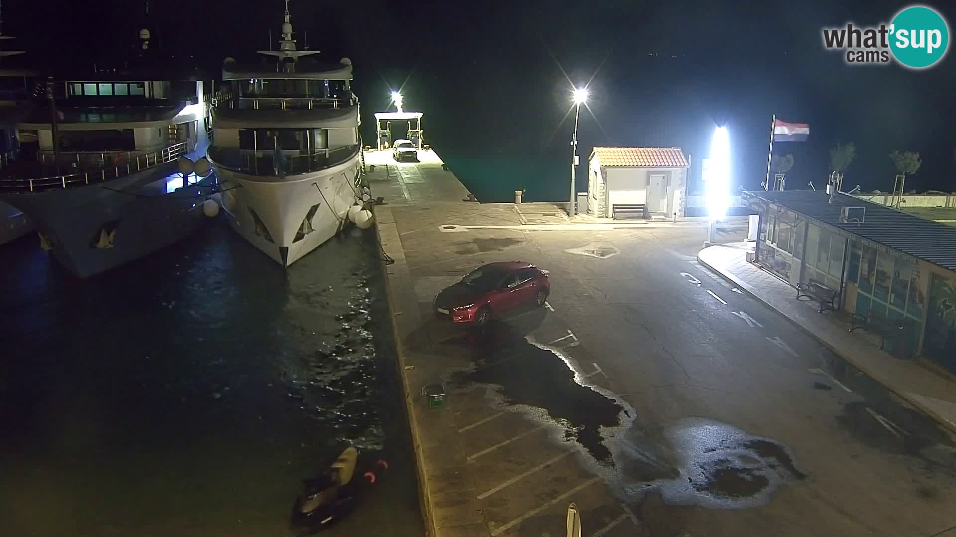Webcam Bol Centre-Ville & Marina – Vue en direct depuis Bol, île de Brač