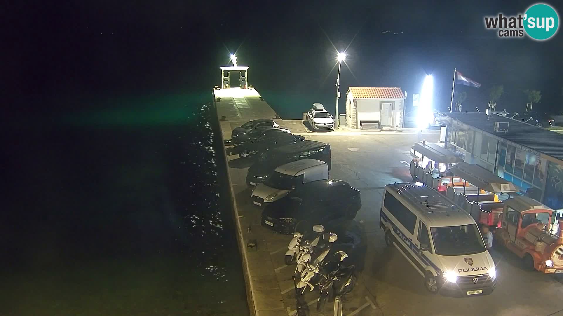 Webcam Bol centre-ville & marina – Vue en direct depuis Bol, île de Brač