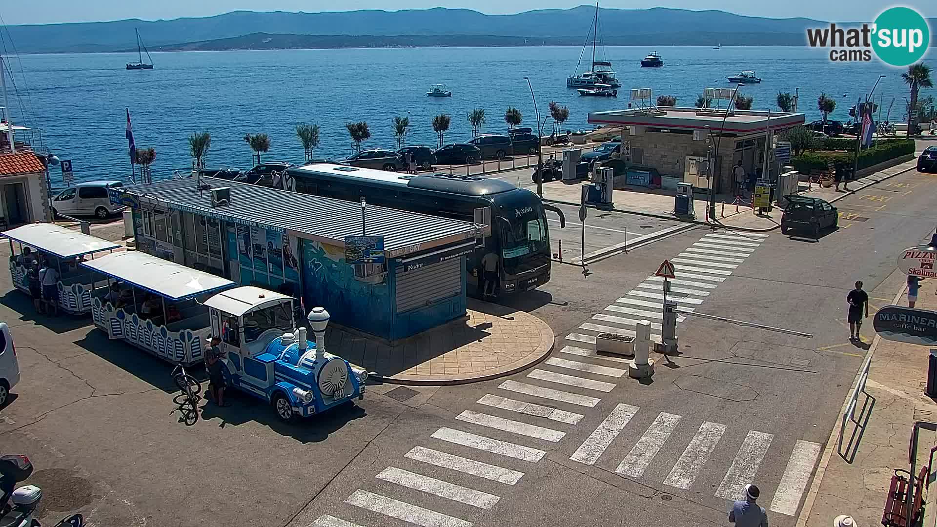 Webcam Bol Hafen & Ortszentrum – Liveblick aus Bol auf der Insel Brač