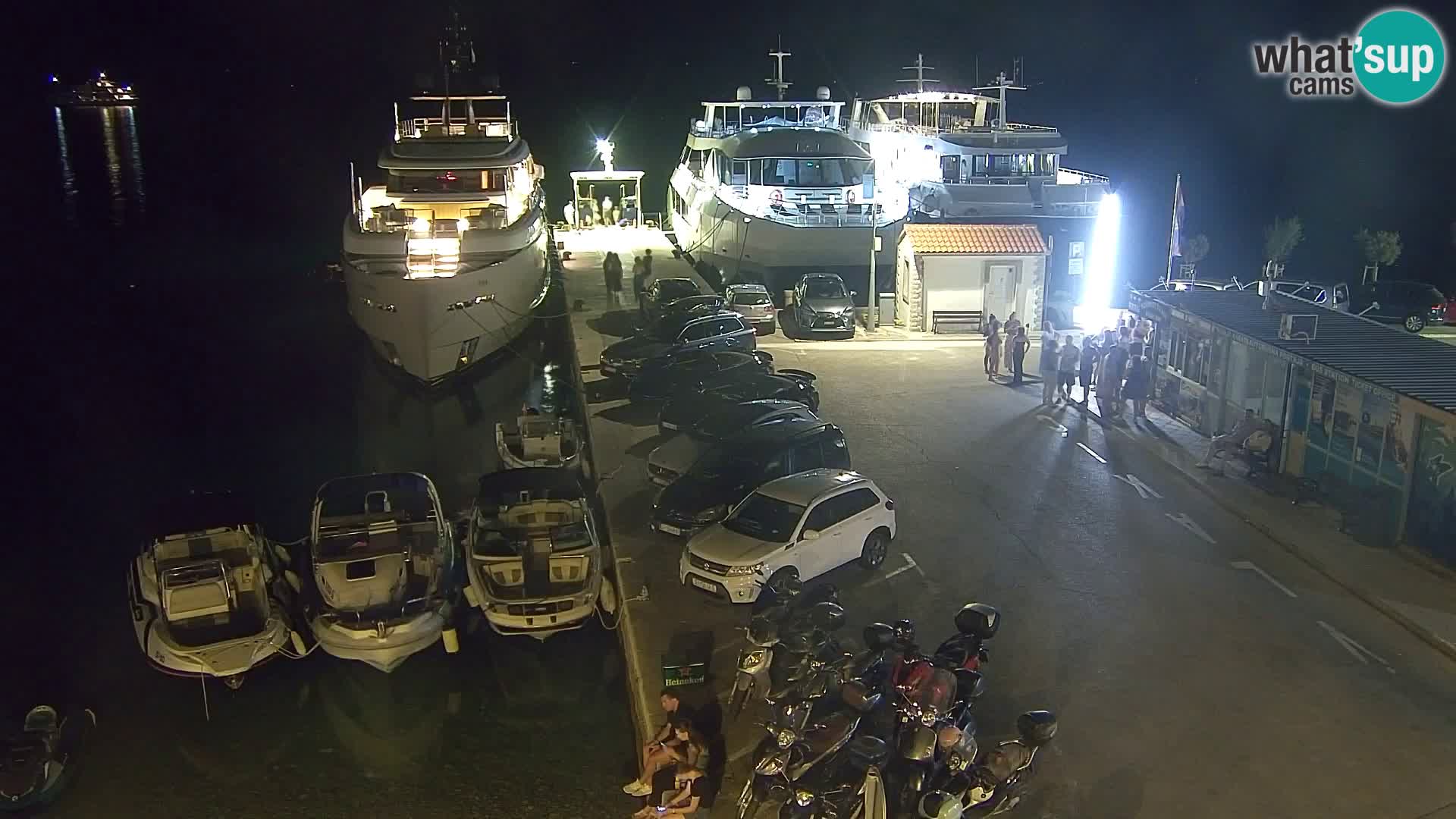 Webcam Bol centre-ville & marina – Vue en direct depuis Bol, île de Brač