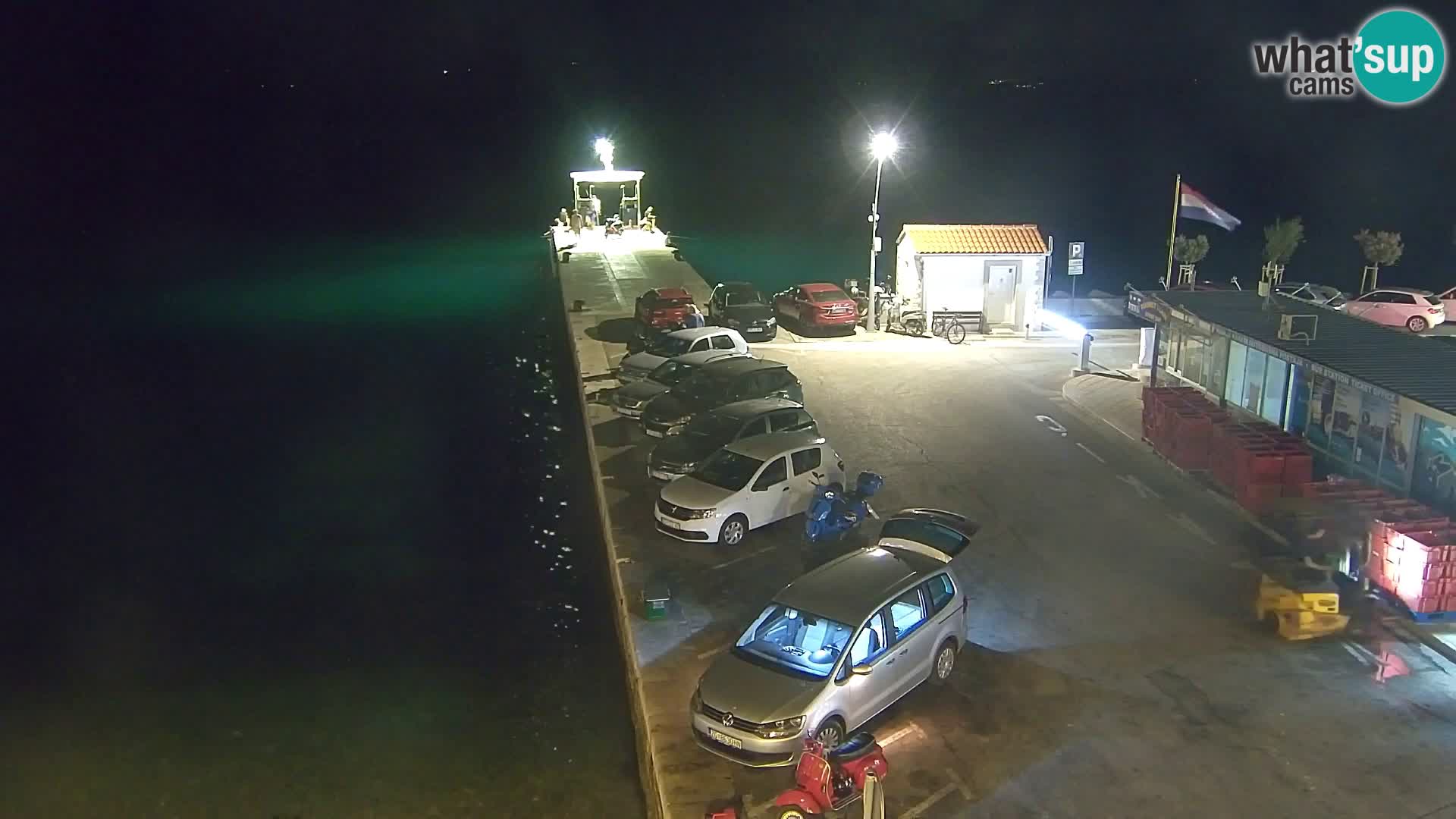 Webcam Bol Centro e Marina – Vista live dal porto di Bol