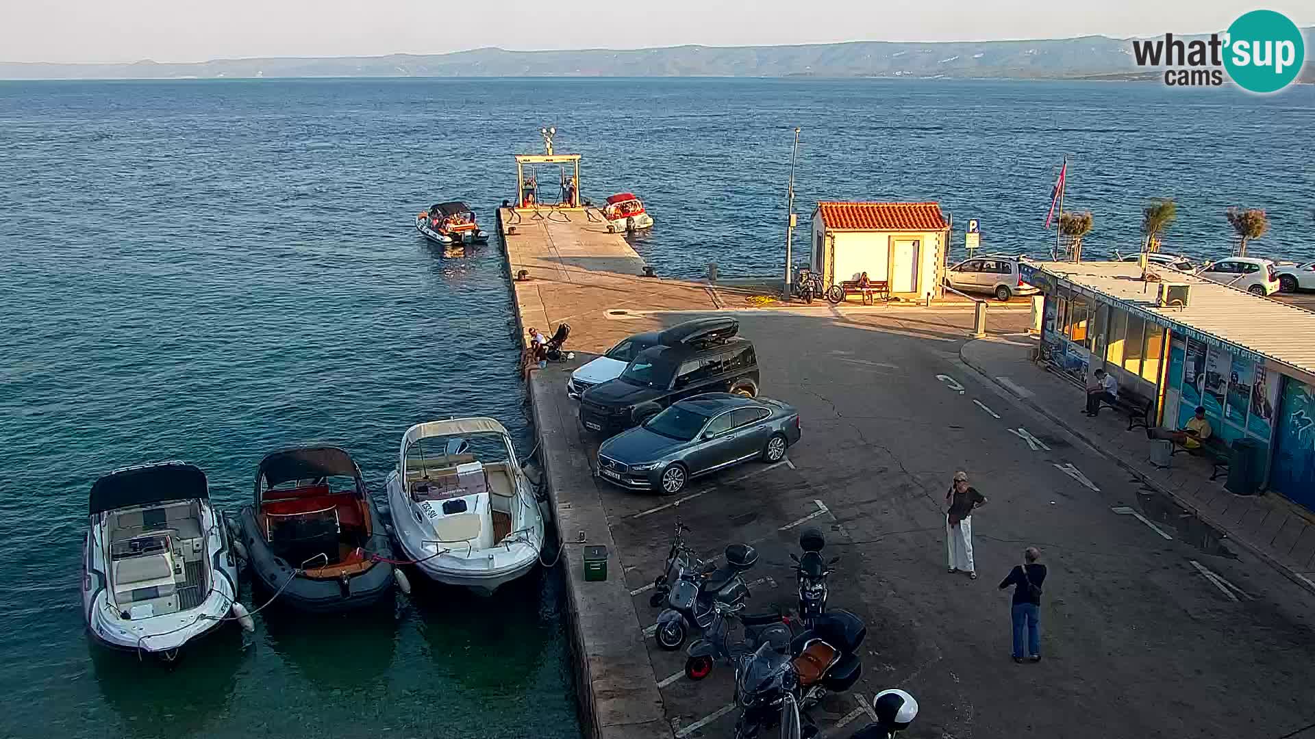 Webcam Bol centre-ville & marina – Vue en direct depuis Bol, île de Brač