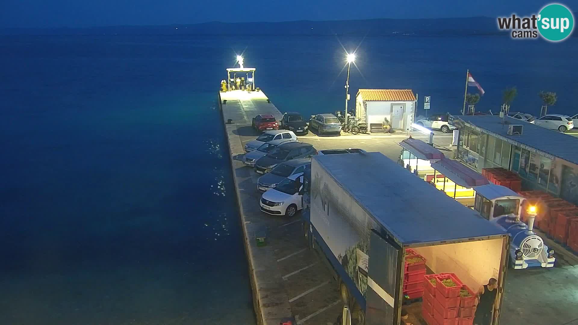 Webcam Bol centre-ville & marina – Vue en direct depuis Bol, île de Brač