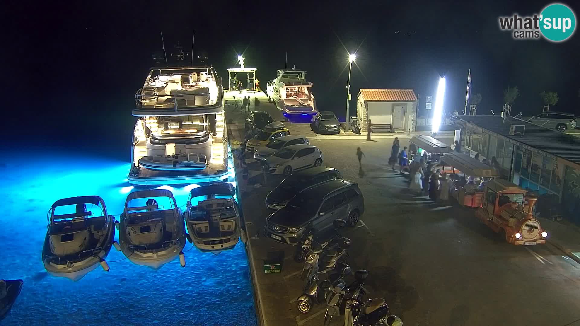 Webcam Bol centre-ville & marina – Vue en direct depuis Bol, île de Brač
