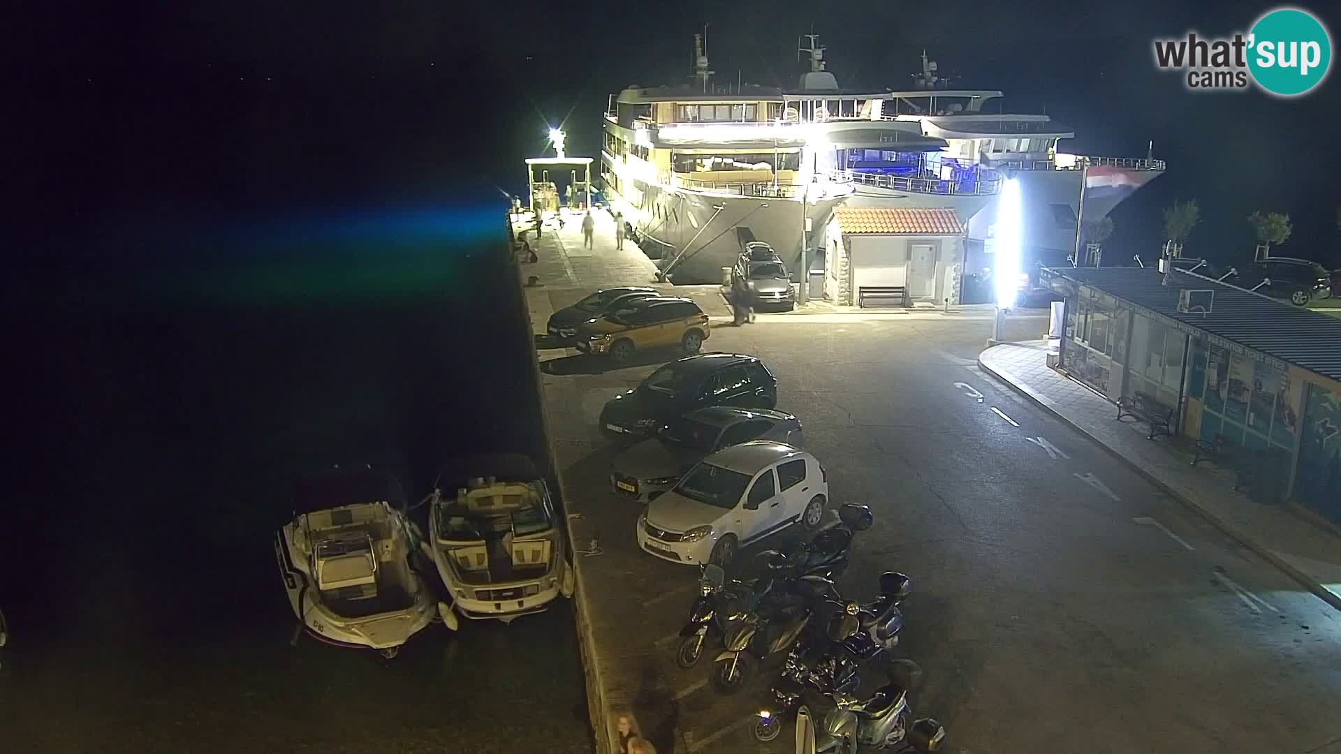 Webcam Bol Centre-Ville & Marina – Vue en direct depuis Bol, île de Brač