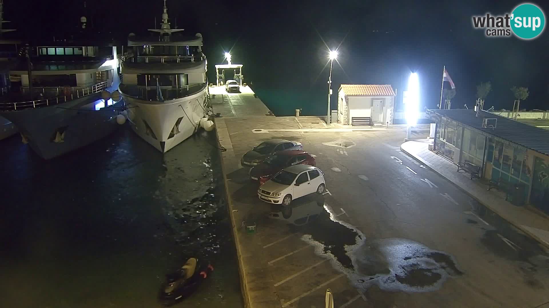 Webcam Bol centre-ville & marina – Vue en direct depuis Bol, île de Brač