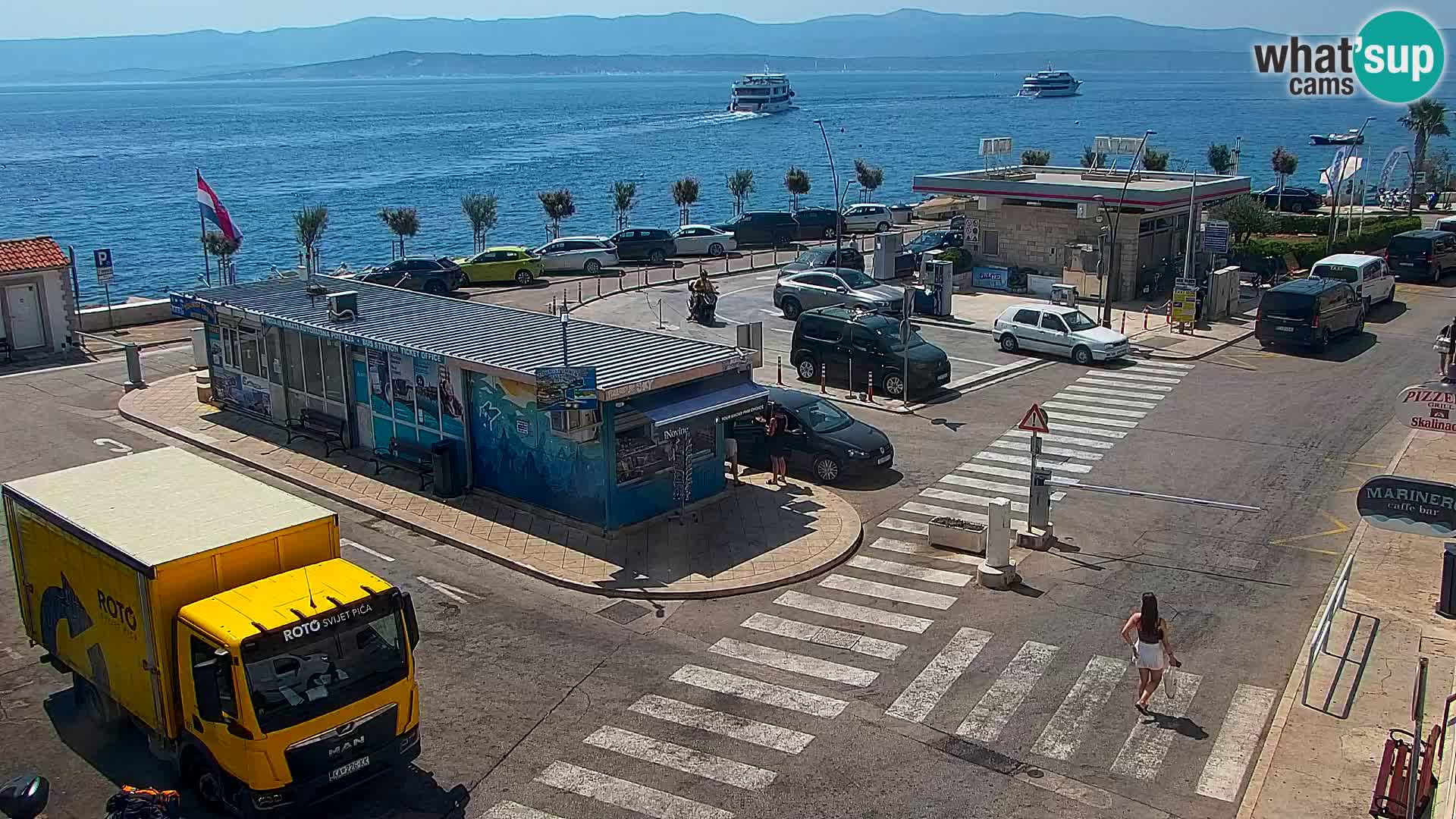 Webcam Bol Centre-Ville & Marina – Vue en direct depuis Bol, île de Brač