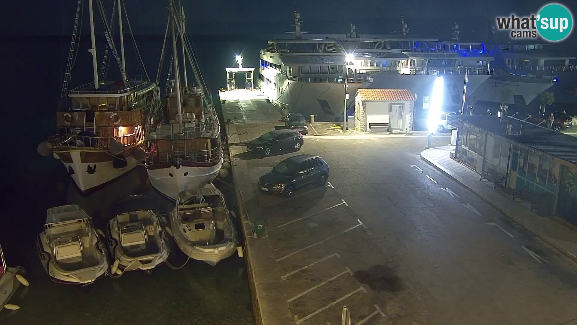 Webcam Bol Centre-Ville & Marina – Vue en direct depuis Bol, île de Brač
