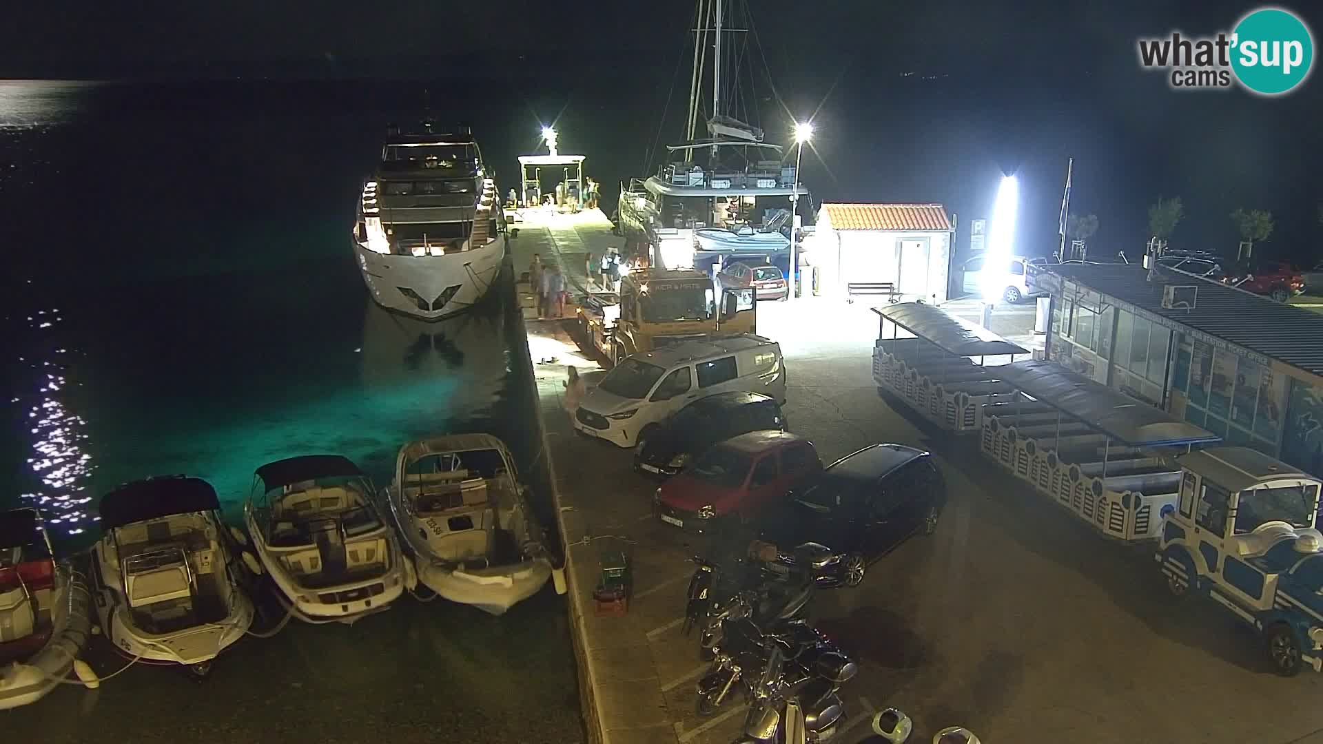 Webcam Bol Hafen & Ortszentrum – Liveblick aus Bol auf der Insel Brač
