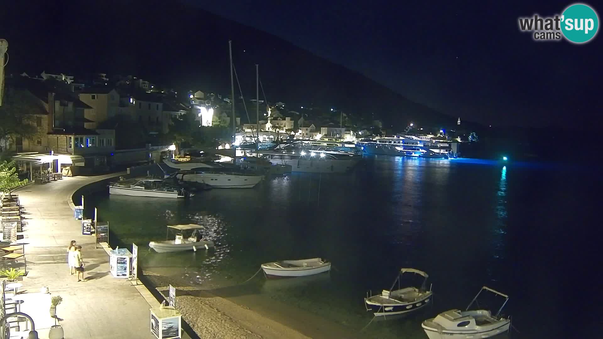Webcam Bol Centre-Ville & Marina – Vue en direct depuis Bol, île de Brač