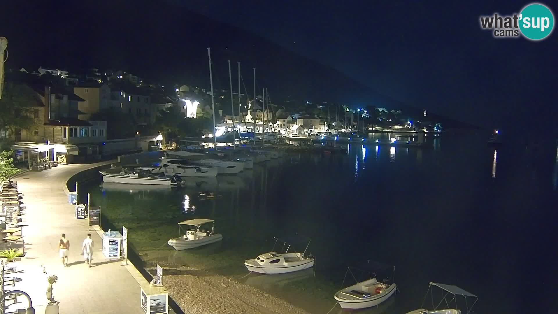 Webcam Bol Centre-Ville & Marina – Vue en direct depuis Bol, île de Brač