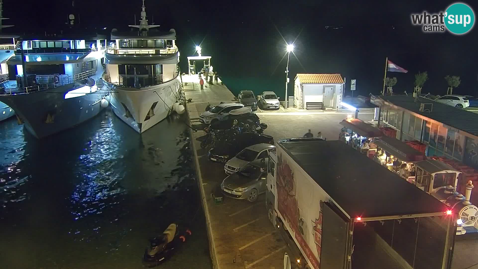 Webcam Bol Hafen & Ortszentrum – Liveblick aus Bol auf der Insel Brač