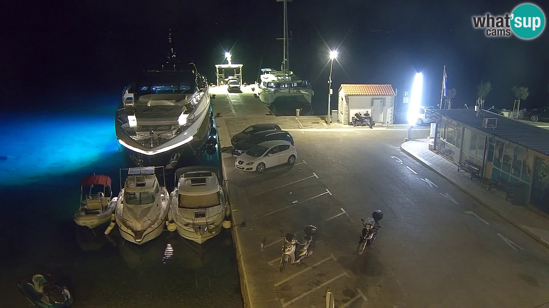 Webcam Bol Hafen & Ortszentrum – Liveblick aus Bol auf der Insel Brač