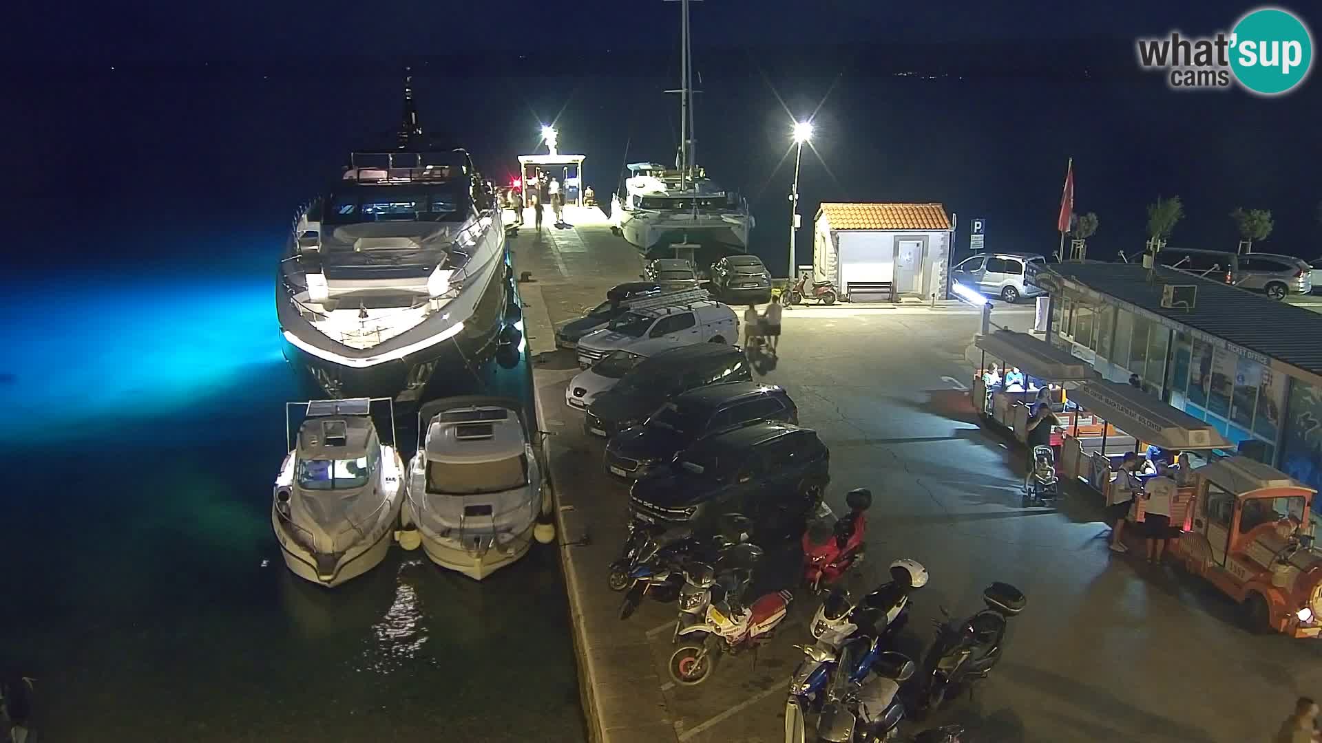 Webcam Bol centre-ville & marina – Vue en direct depuis Bol, île de Brač