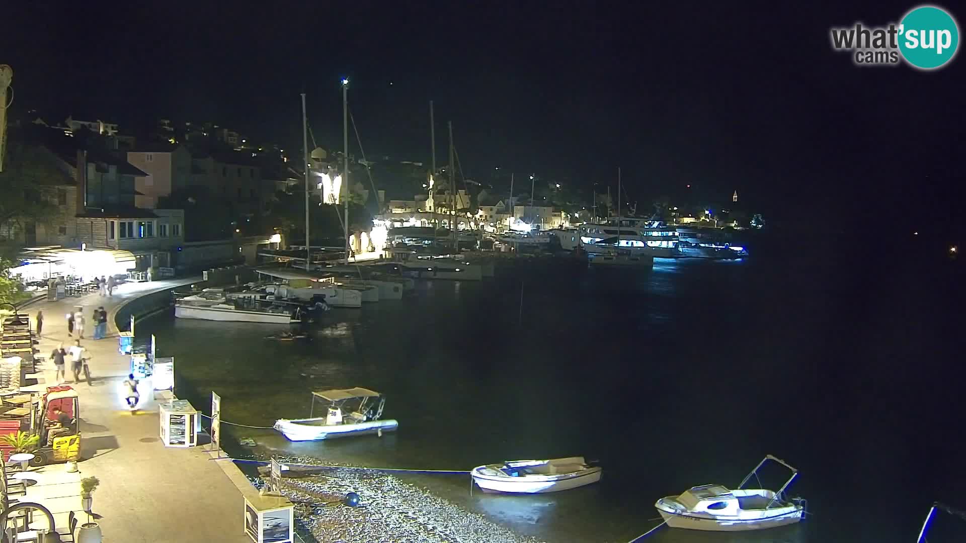 Webcam Bol Hafen & Ortszentrum – Liveblick aus Bol auf der Insel Brač