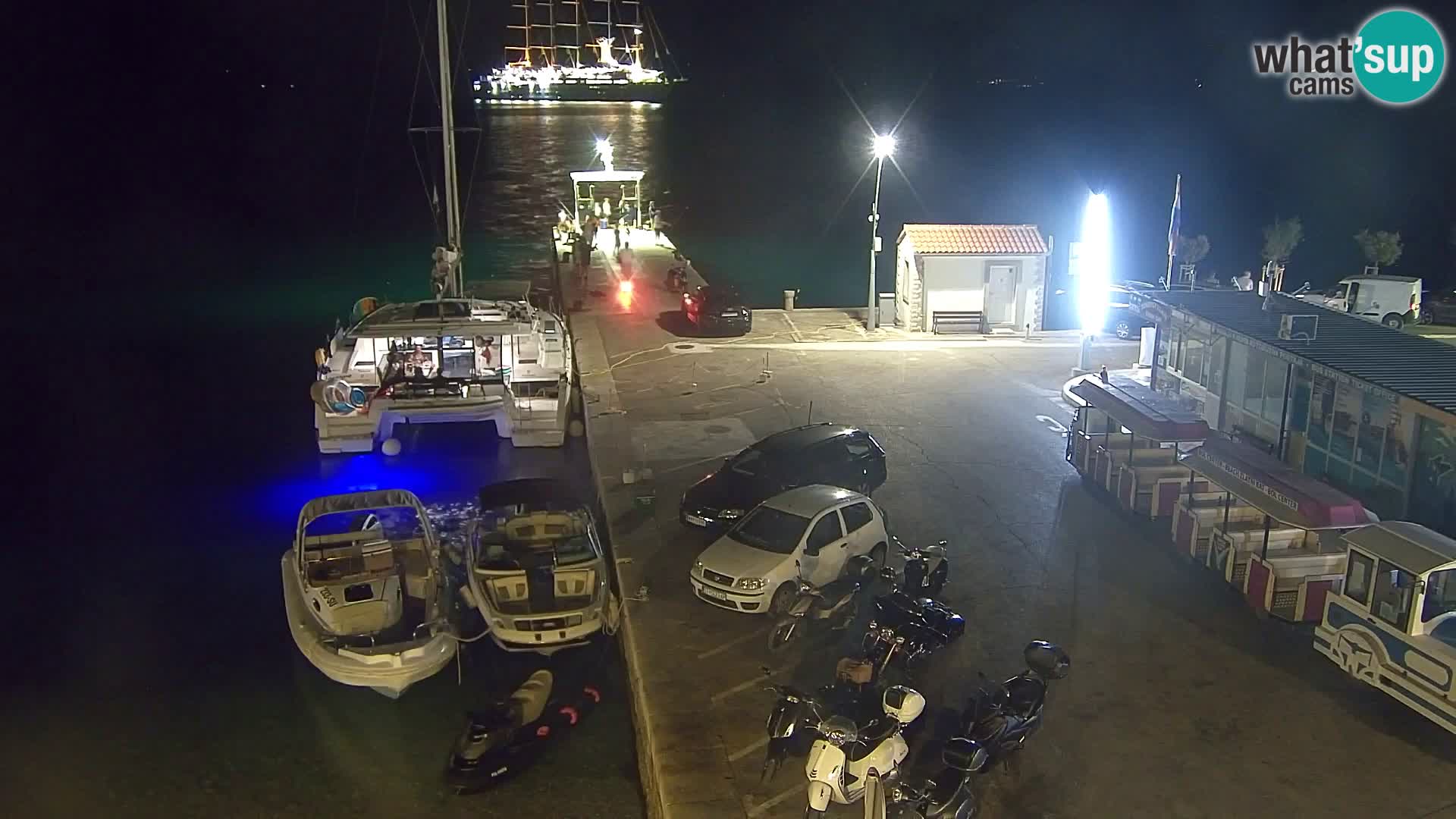 Webcam Bol Hafen & Ortszentrum – Liveblick aus Bol auf der Insel Brač
