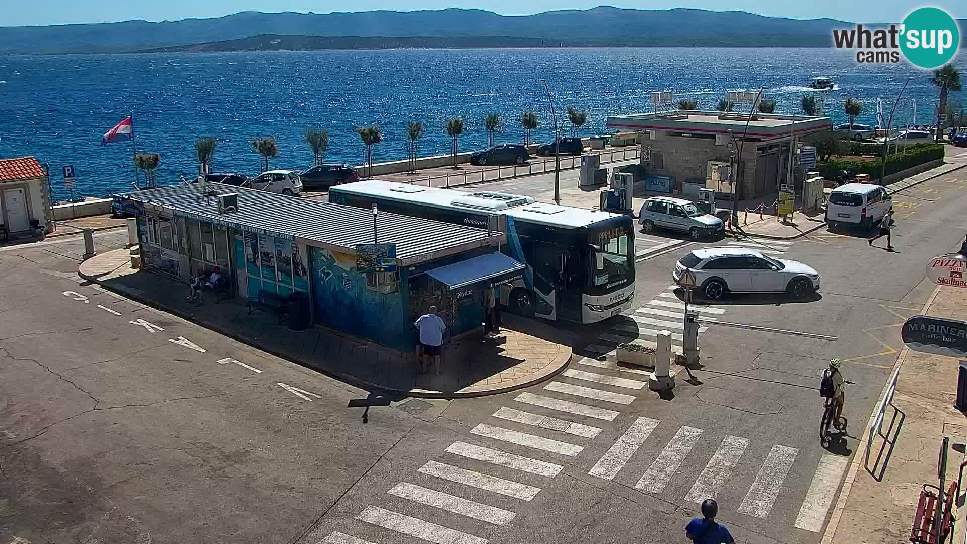 Webcam Bol Centre-Ville & Marina – Vue en direct depuis Bol, île de Brač