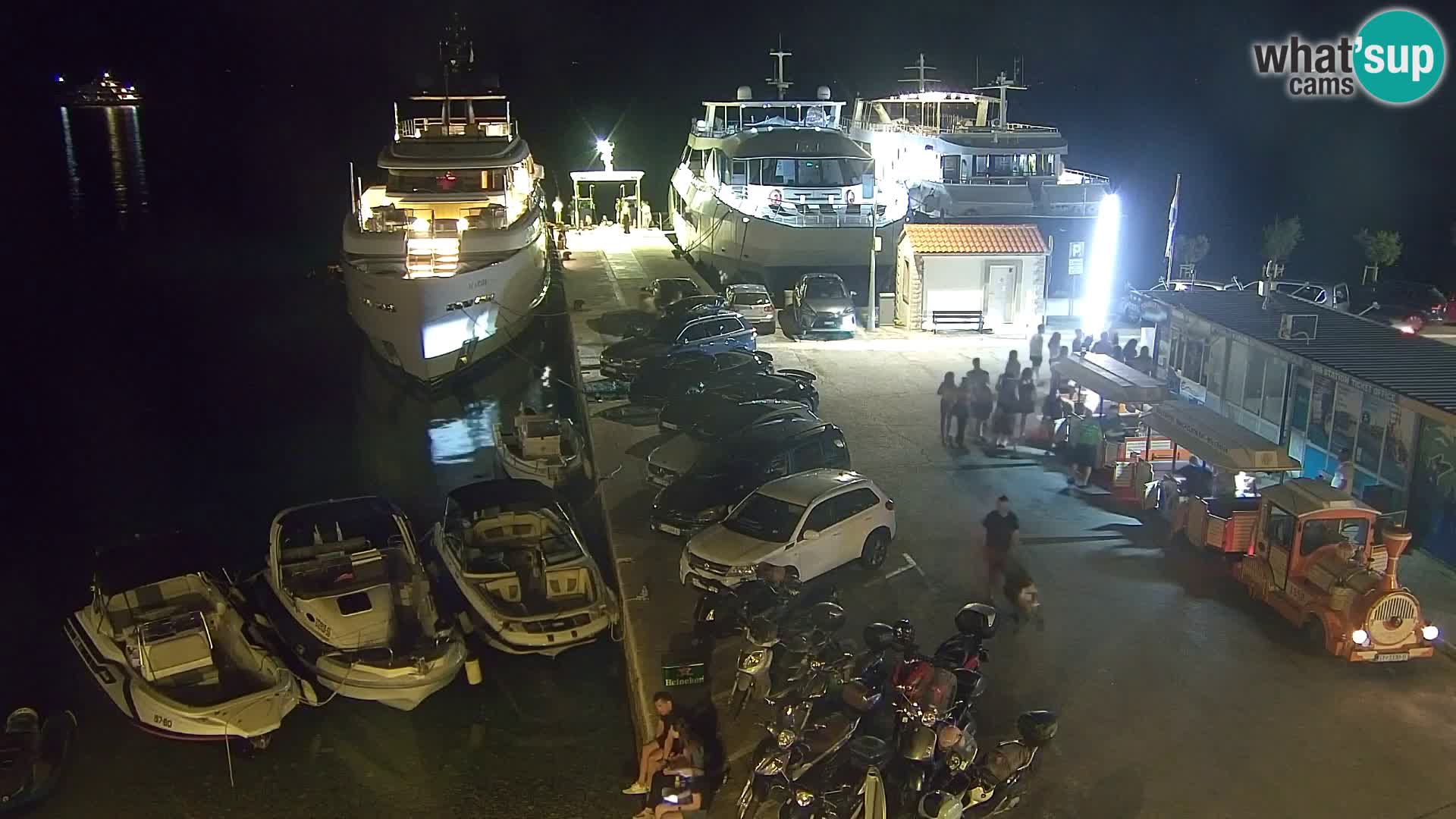 Webcam Bol centre-ville & marina – Vue en direct depuis Bol, île de Brač