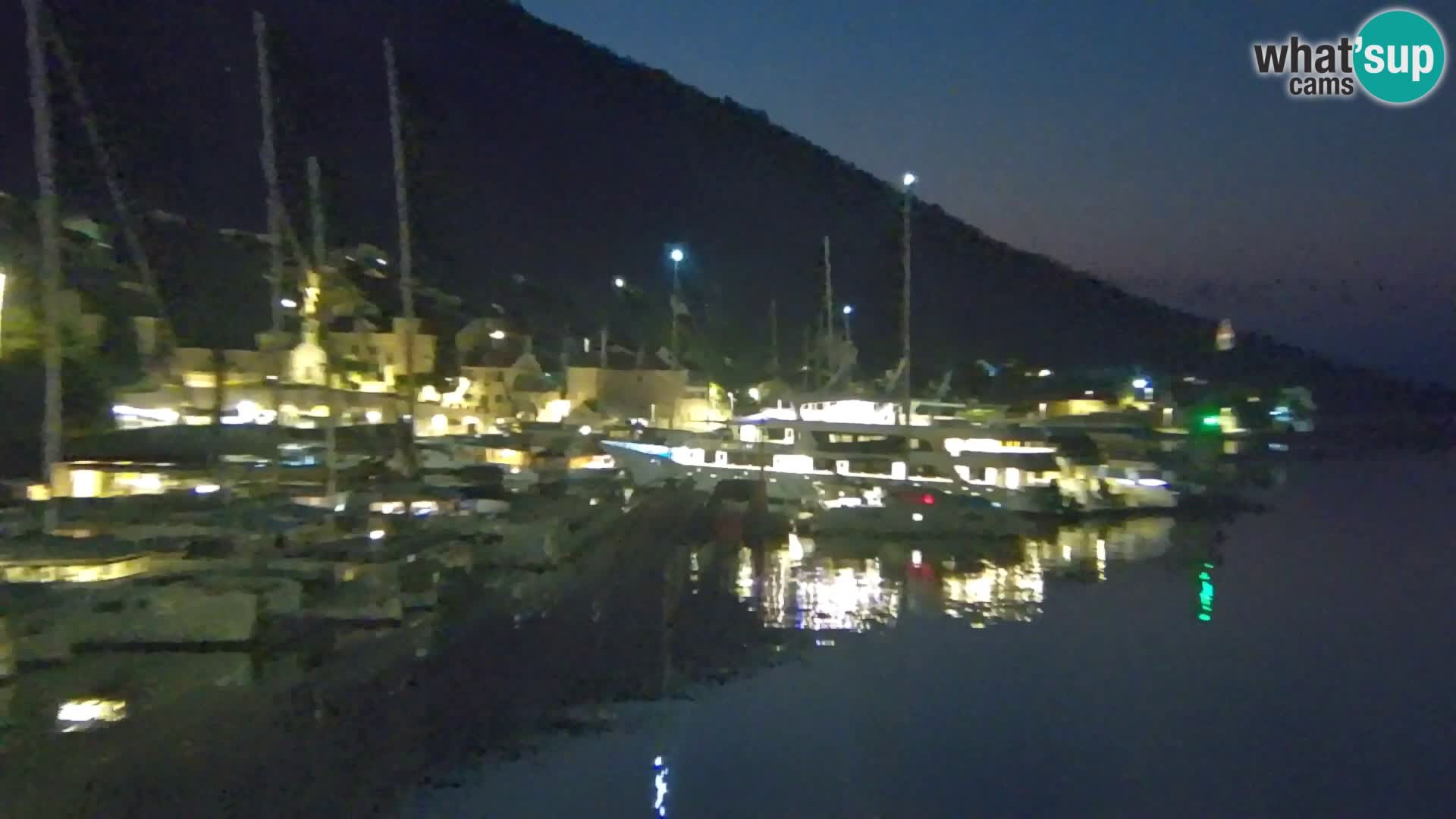 Webcam Bol centre-ville & marina – Vue en direct depuis Bol, île de Brač