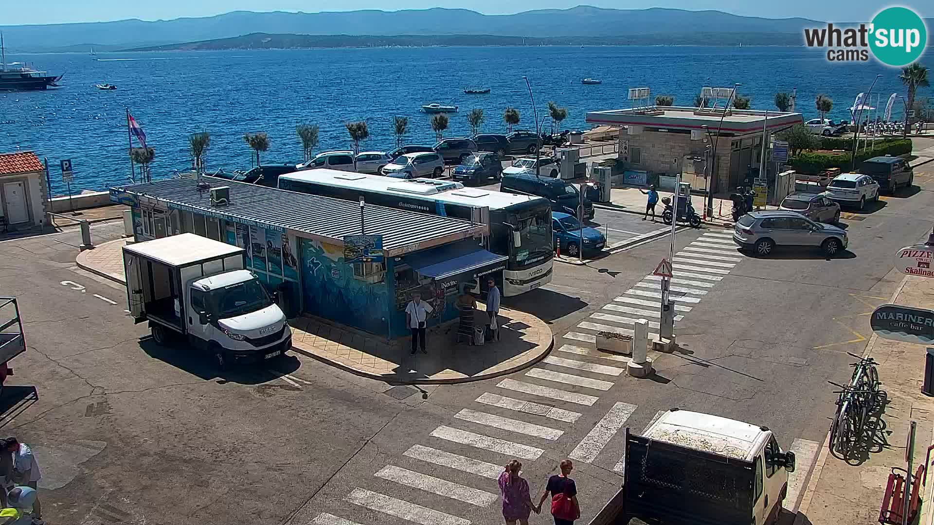 Webcam Bol centre-ville & marina – Vue en direct depuis Bol, île de Brač