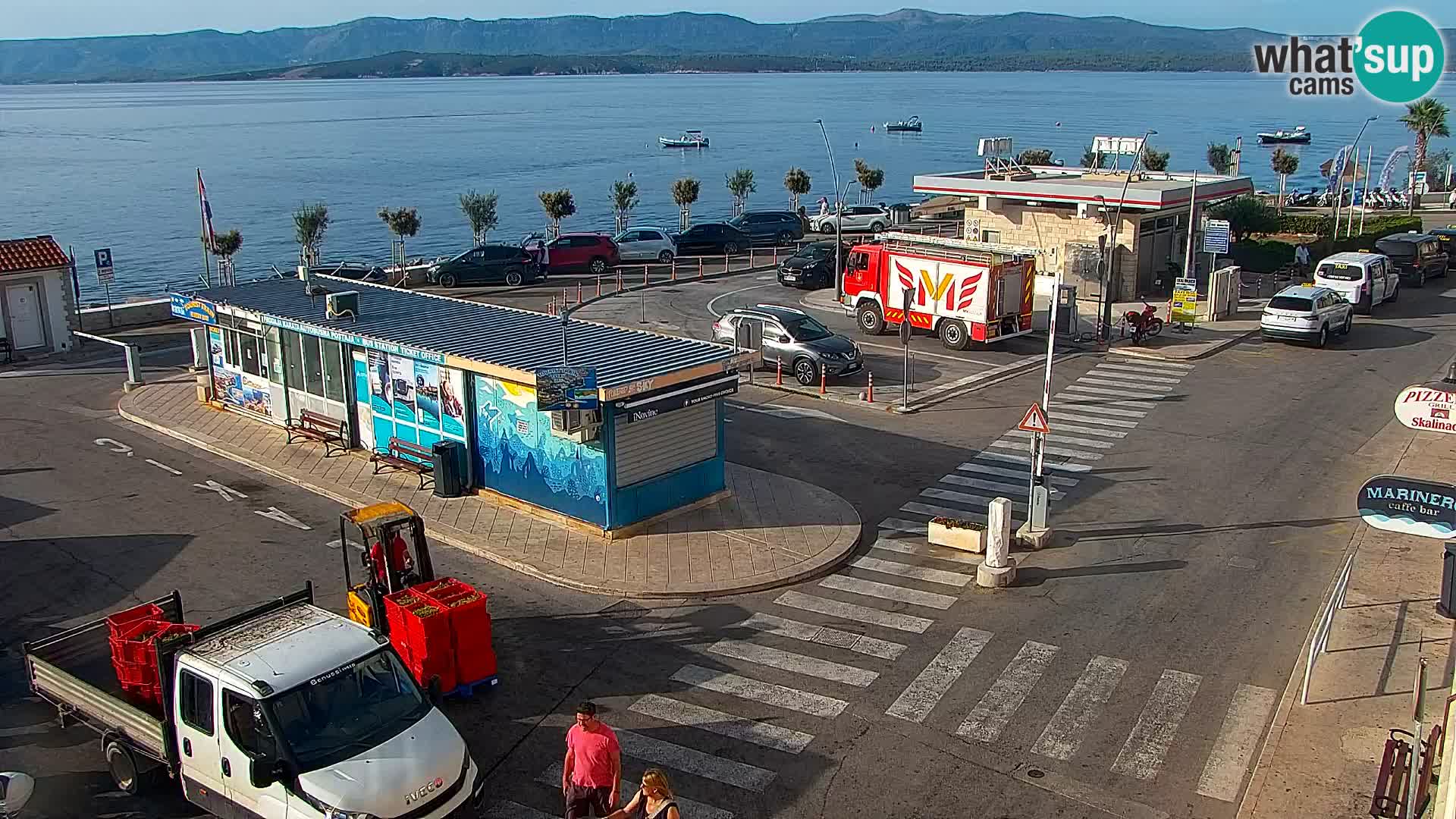Webcam Bol centre-ville & marina – Vue en direct depuis Bol, île de Brač