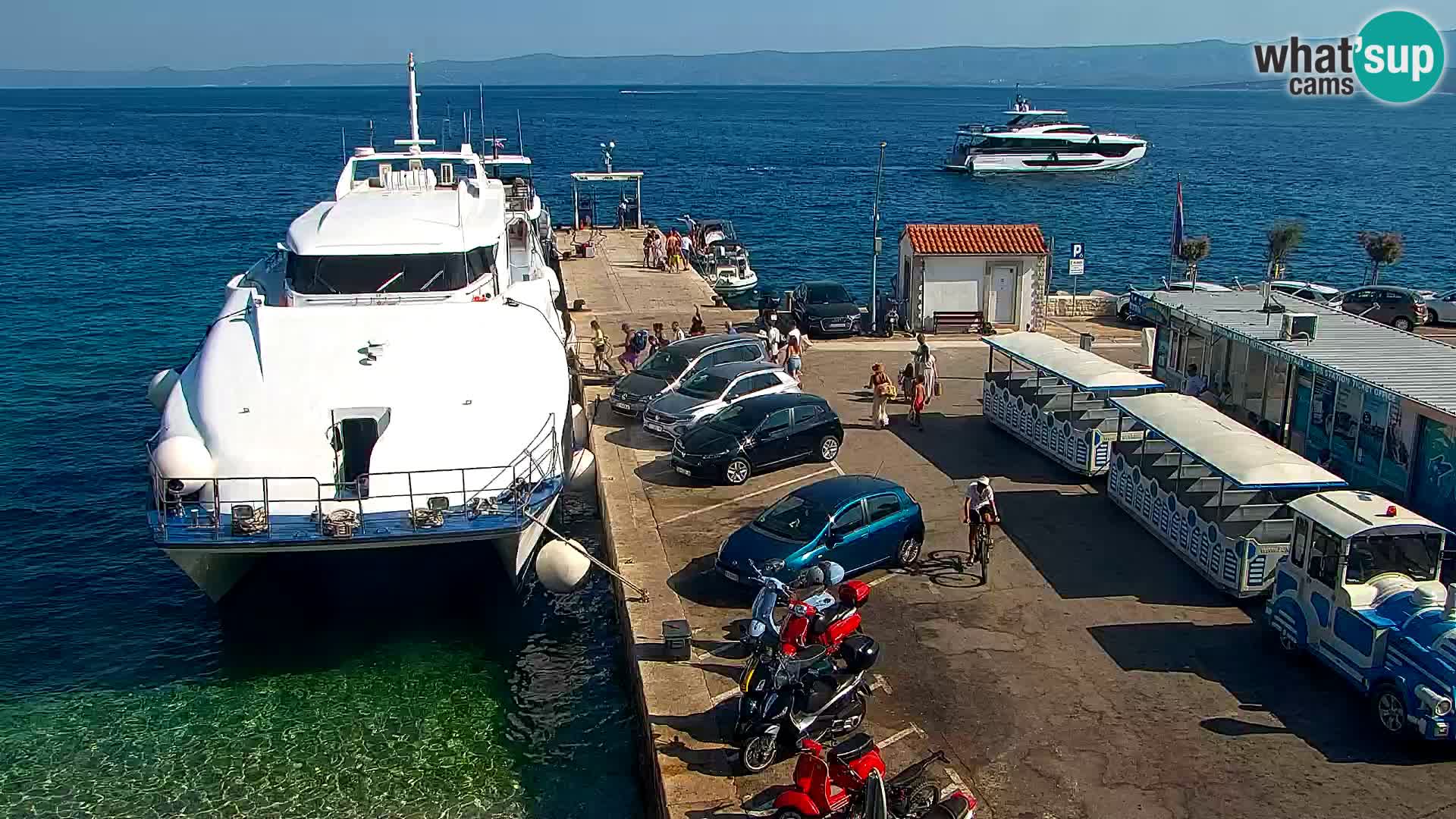 Webcam Bol centre-ville & marina – Vue en direct depuis Bol, île de Brač