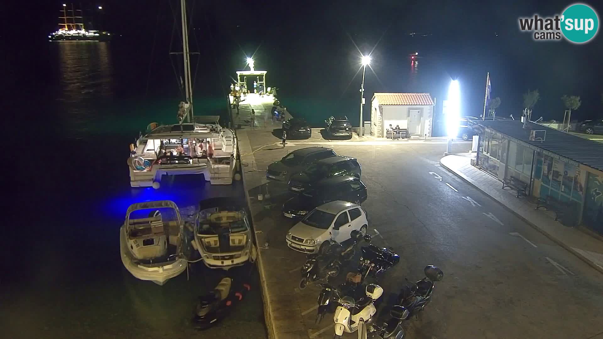 Webcam Bol Hafen & Ortszentrum – Liveblick aus Bol auf der Insel Brač