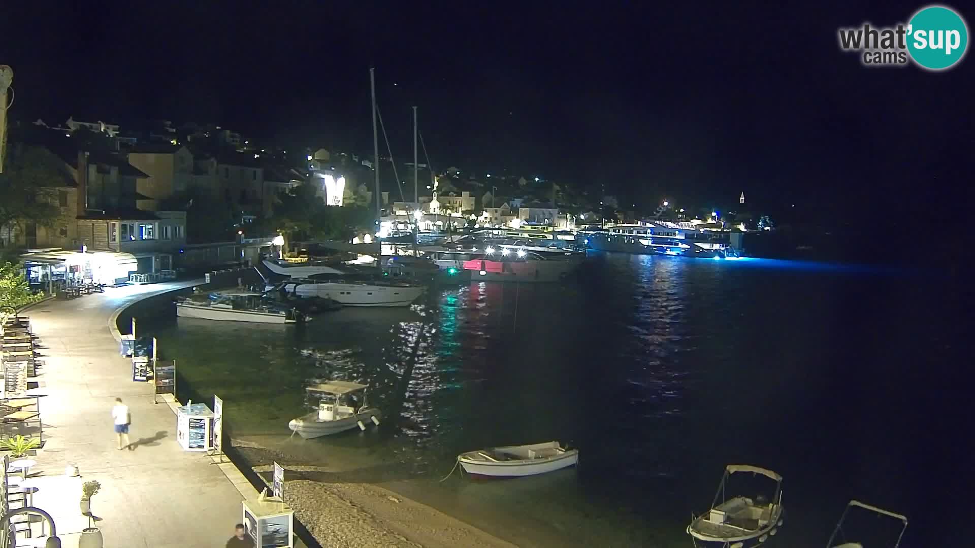 Webcam Bol Centre-Ville & Marina – Vue en direct depuis Bol, île de Brač