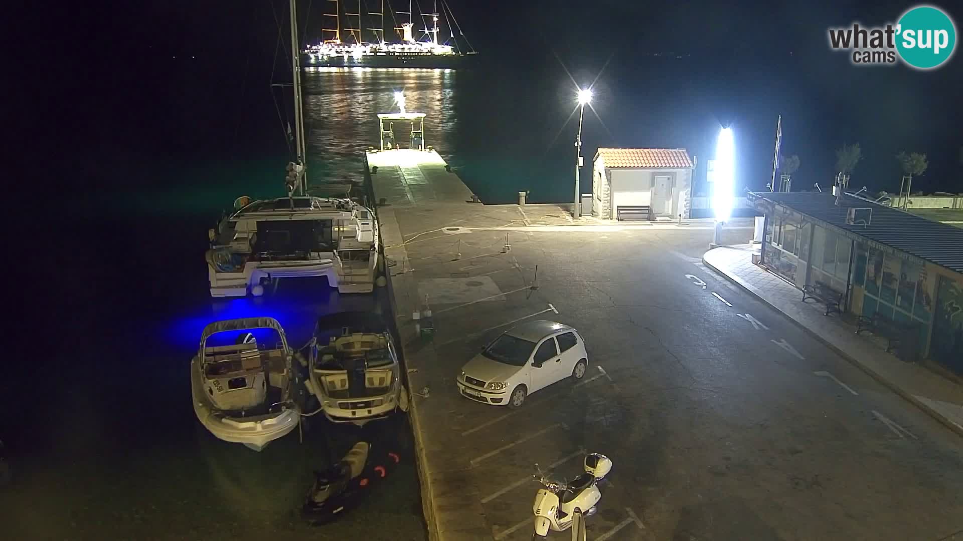 Webcam Bol centre-ville & marina – Vue en direct depuis Bol, île de Brač