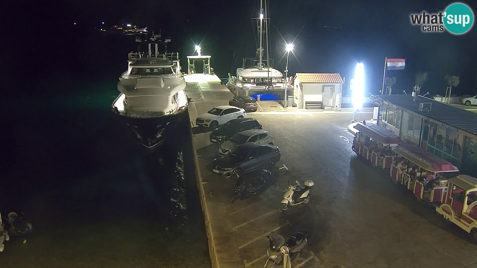 Webcam Bol centre-ville & marina – Vue en direct depuis Bol, île de Brač