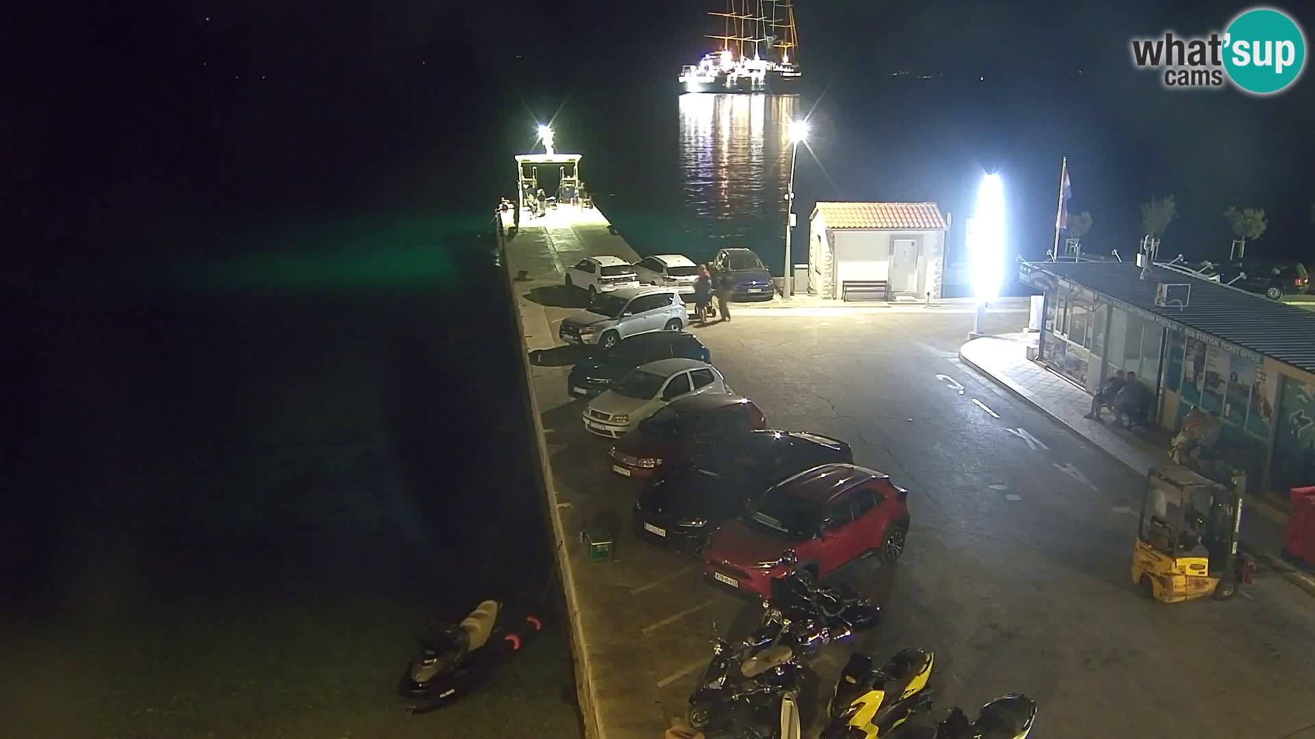 Spletna kamera Bol – Center mesta in marina v živo