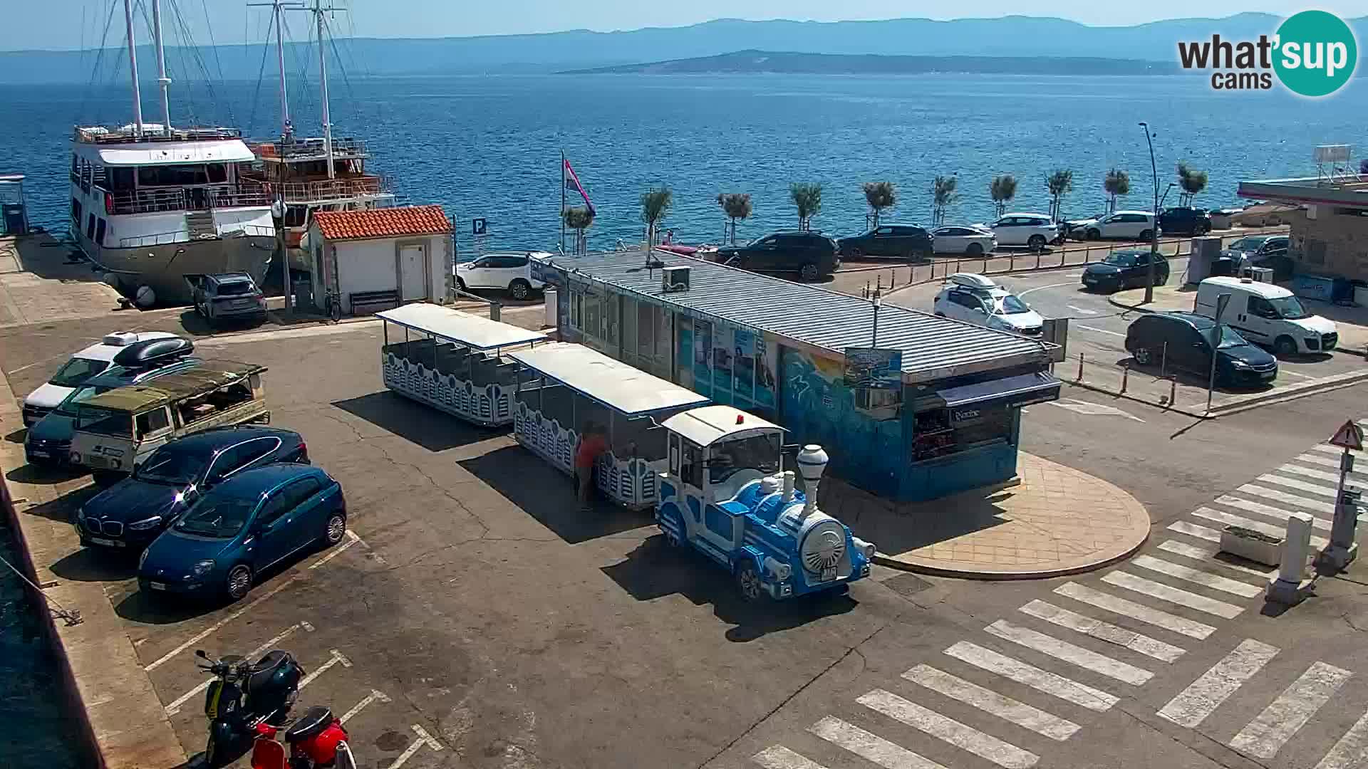 Webcam Bol centre-ville & marina – Vue en direct depuis Bol, île de Brač