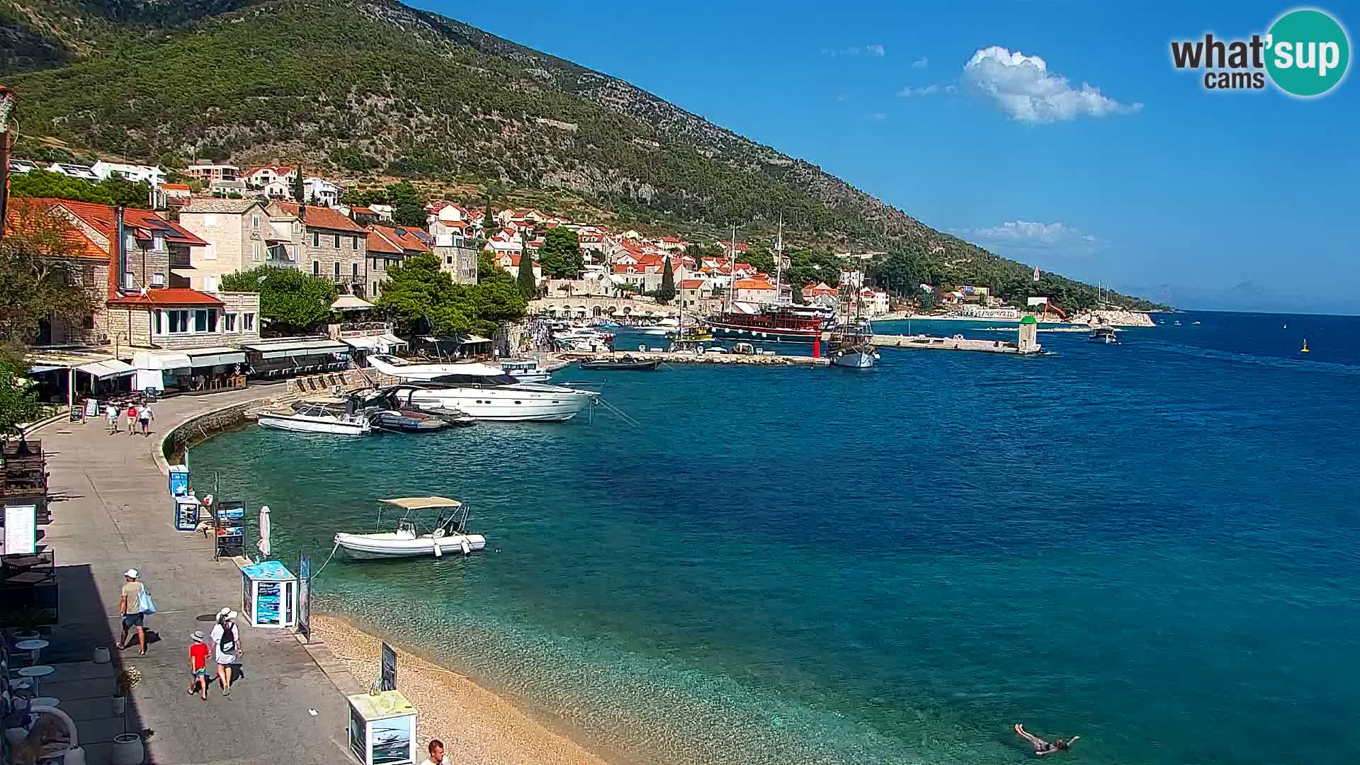 Webcam Bol Town Center & Marina – Live View from Bol, Brač