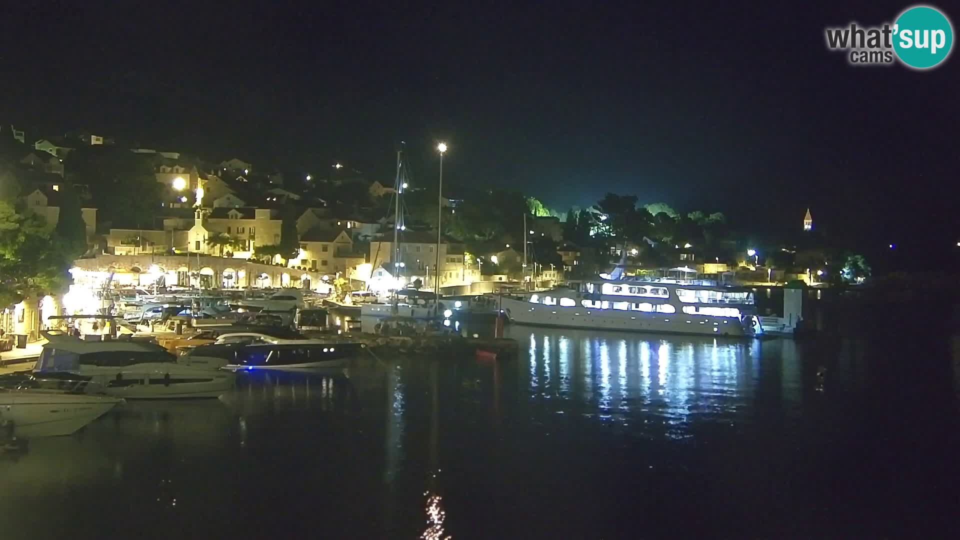 Webcam Bol centre-ville & marina – Vue en direct depuis Bol, île de Brač