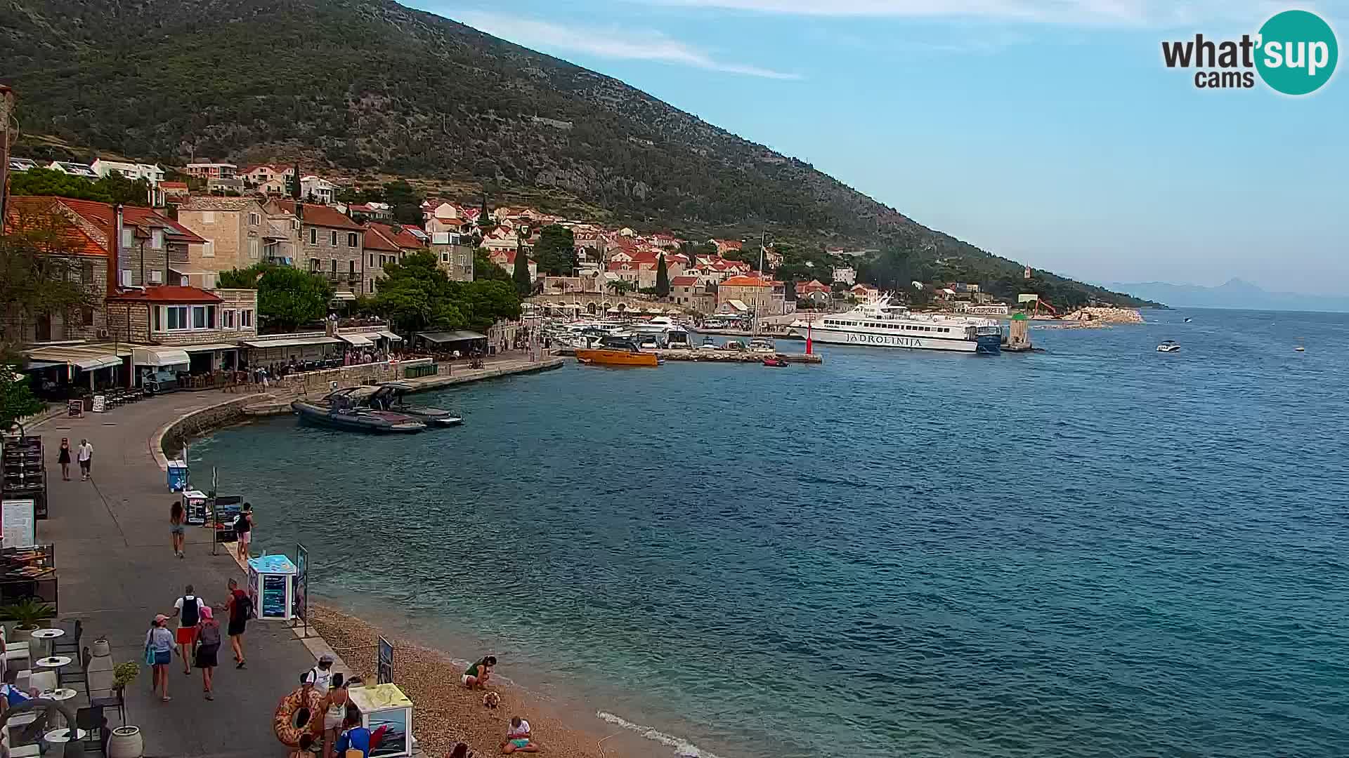 Web kamera Bol – Centar mjesta i marina | Pogled uživo