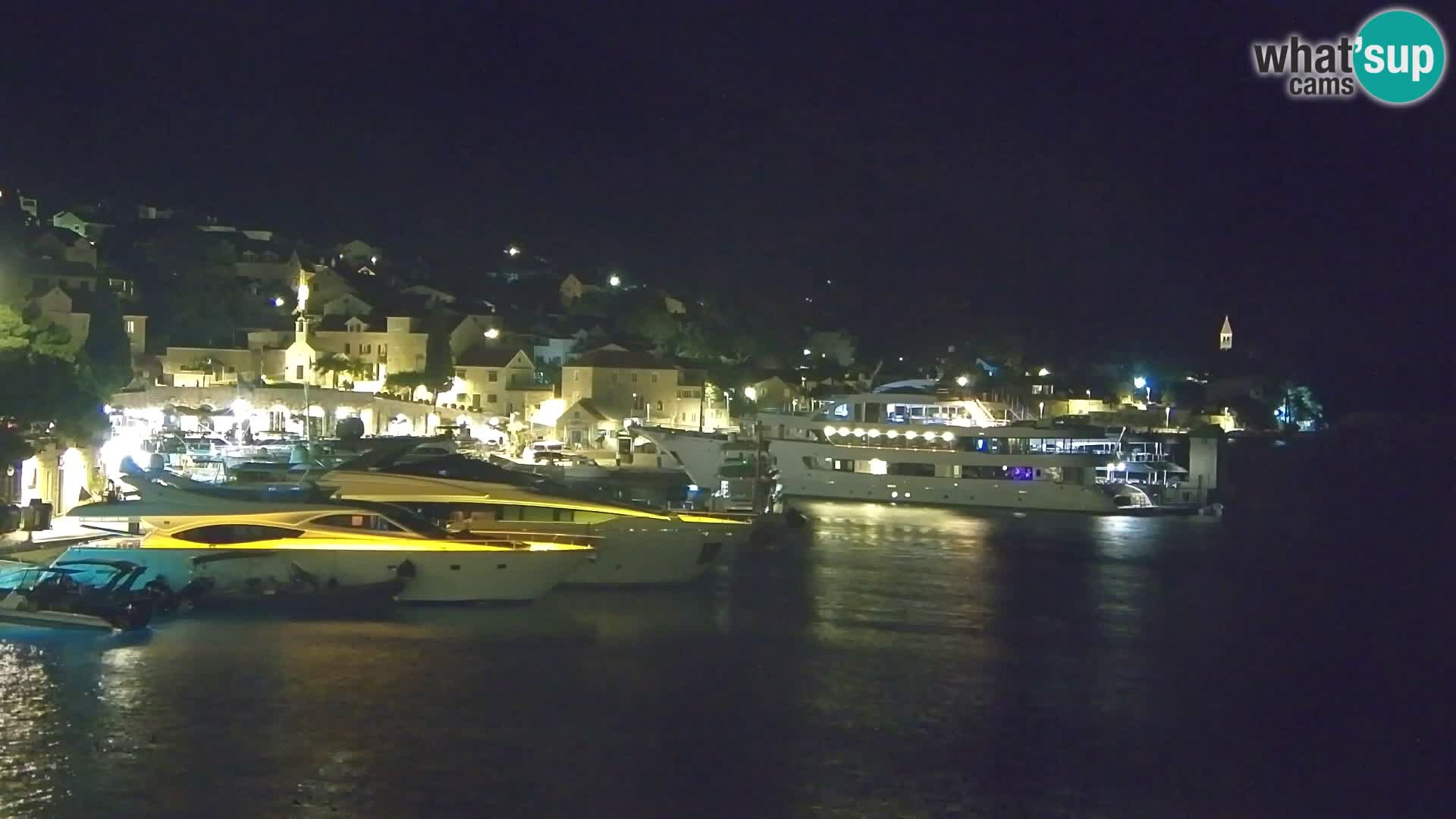 Webcam Bol centre-ville & marina – Vue en direct depuis Bol, île de Brač