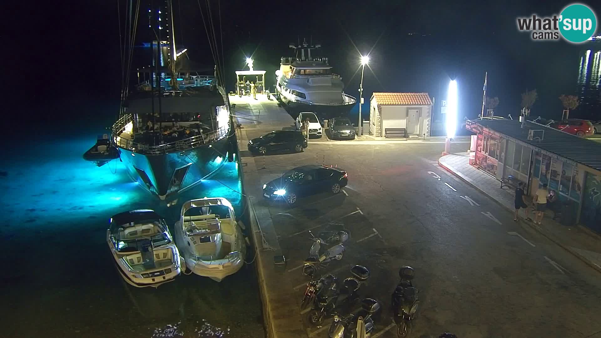 Webcam Bol Hafen & Ortszentrum – Liveblick aus Bol auf der Insel Brač