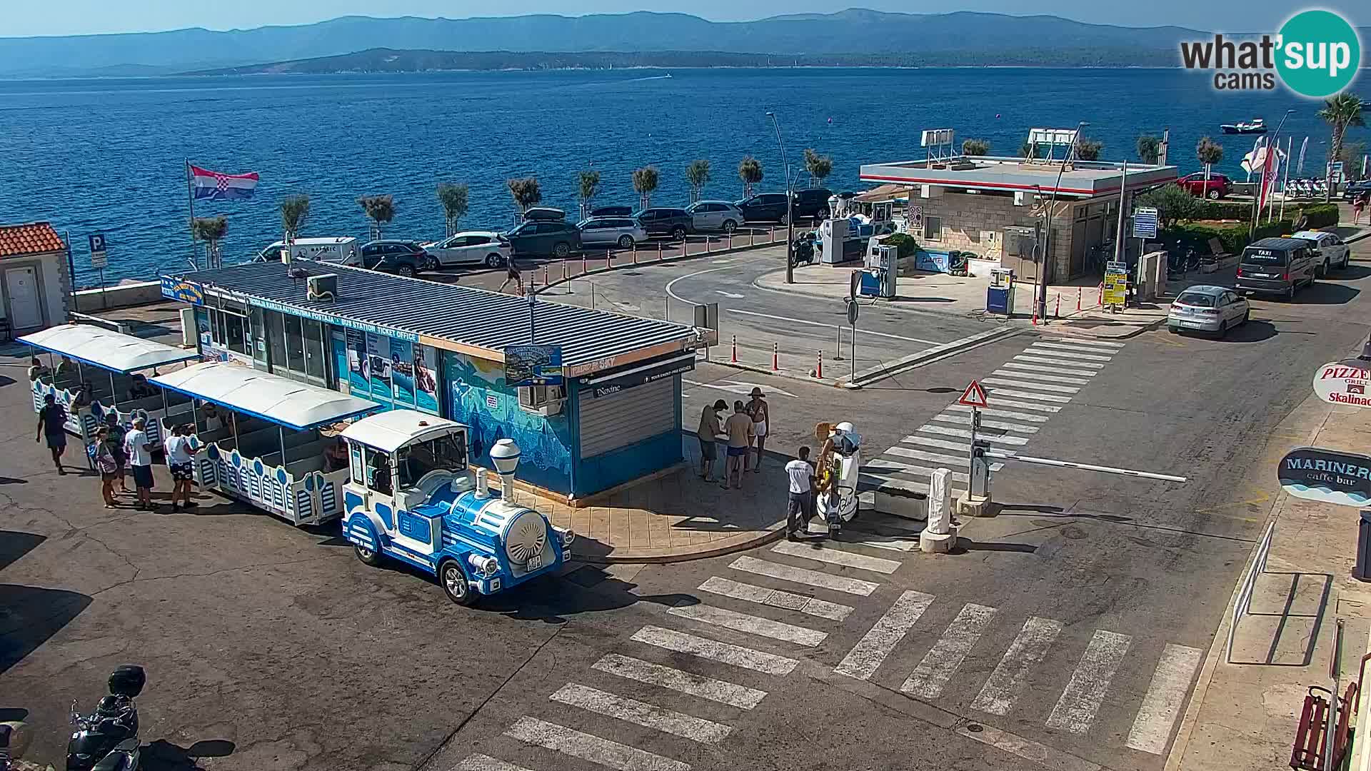 Webcam Bol centre-ville & marina – Vue en direct depuis Bol, île de Brač