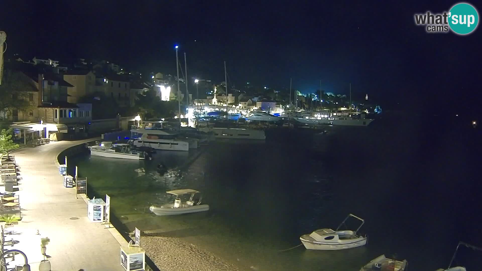 Webcam Bol Hafen & Ortszentrum – Liveblick aus Bol auf der Insel Brač